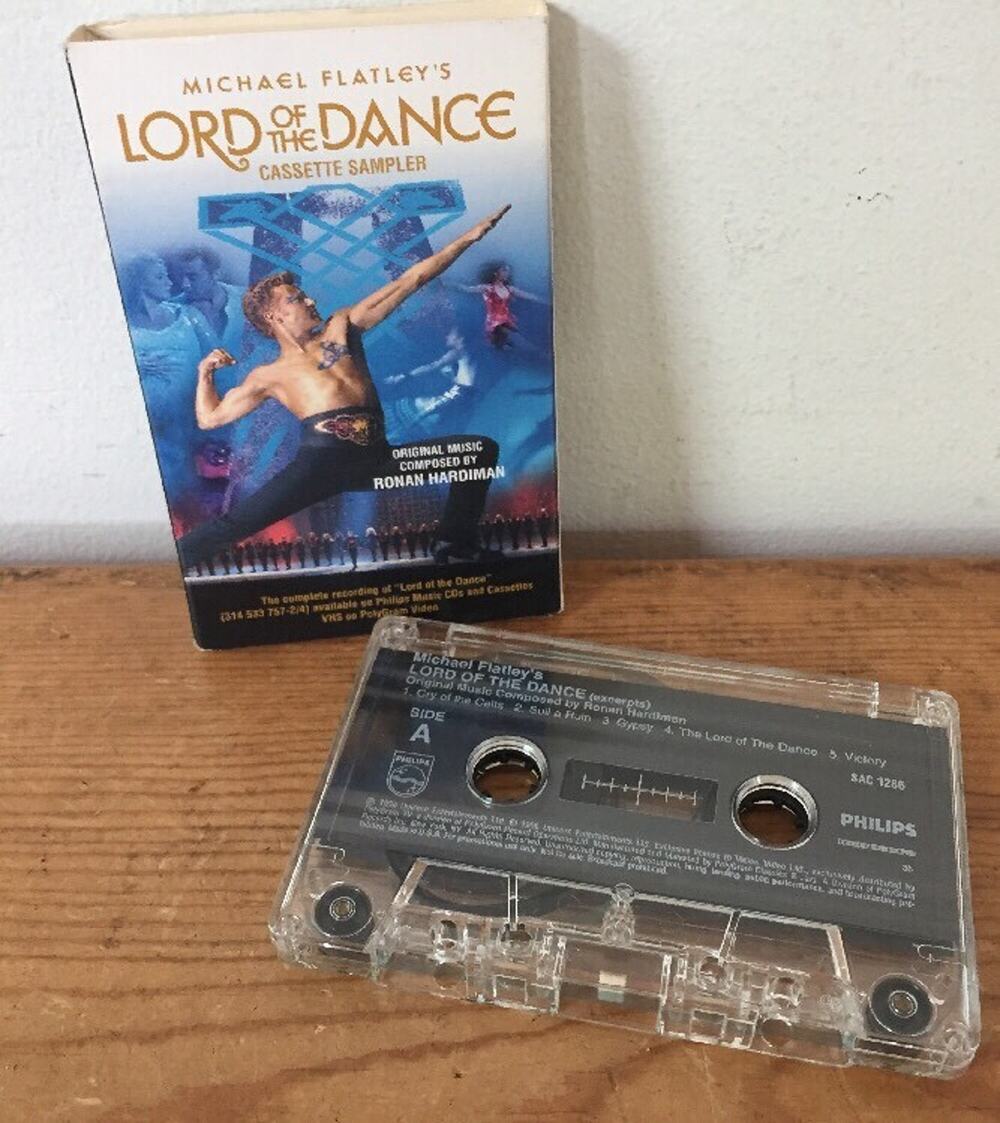Vintage 1996 Lord Of The Dance + Secret Garden Music Sampler Cassette Tape